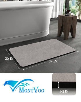 MontVoo versatile mat for bath, entryway, or kitchen use.
