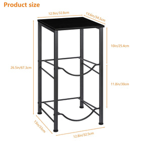 MOOACE display with dispenser shelf and extra room for cups or plants at hand