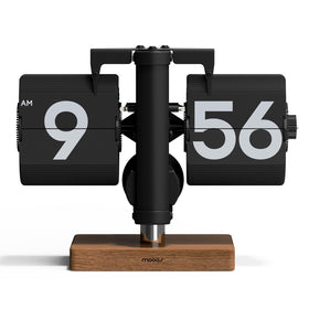 mooas classic flip clock front view with bold digits for easy time reading