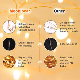 Moobibear warm white glow enhances gardens, patios, and decks.