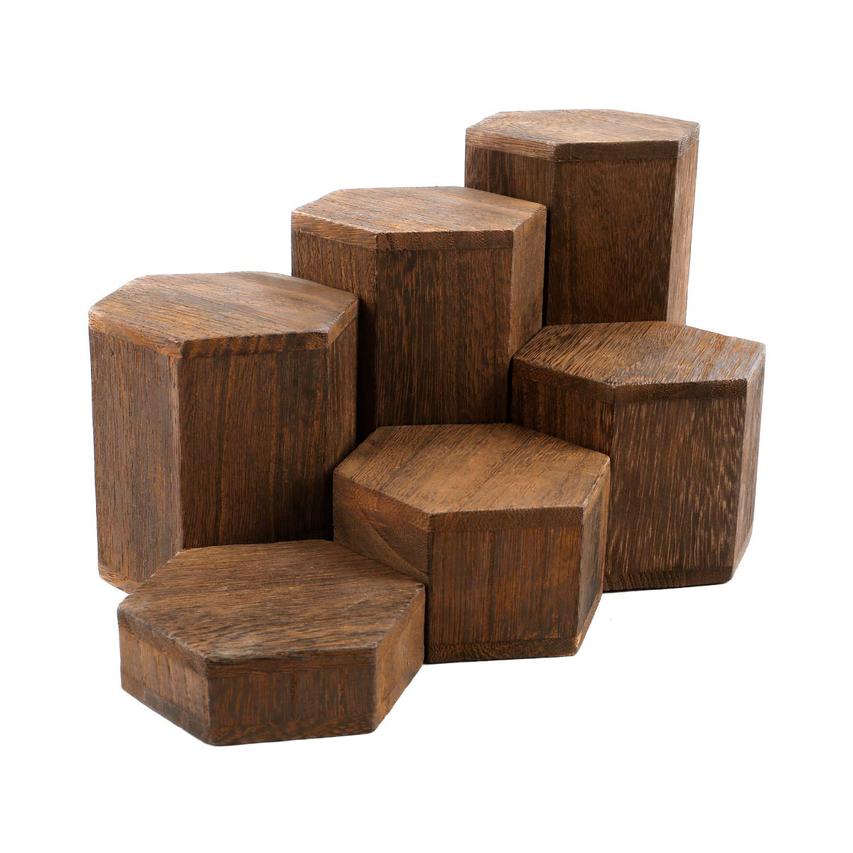 MOOCA wooden risers closeup showing natural texture and craftsmanship.