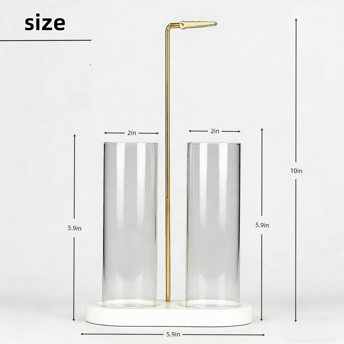 Moocervi white incense holder glass ash catcher close-up demonstrates clean surfaces