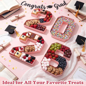 Mooliwe pink cardboard snack tray highlights sturdy construction and theme matching.
