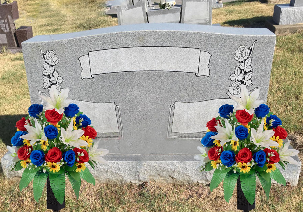MOOMASS cemetery flowers showing realistic texture and depth in blooms