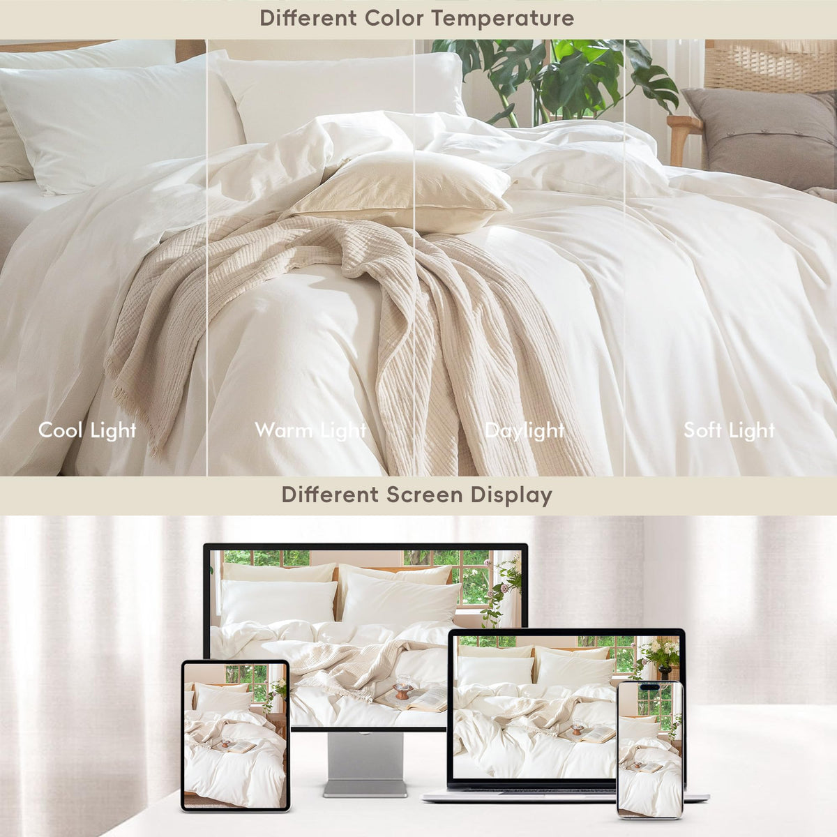 MooMee pillow shams pair demonstrates clean, minimal styling
