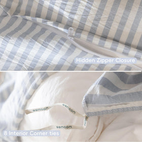 MooMee easy-care machine wash for quick, simple laundering.