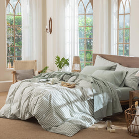 MooMee fitted sheet 60x80 with 17in deep pocket provides secure mattress fit