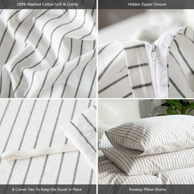 MooMee pillowcases envelope closure close-up illustrates neat finish
