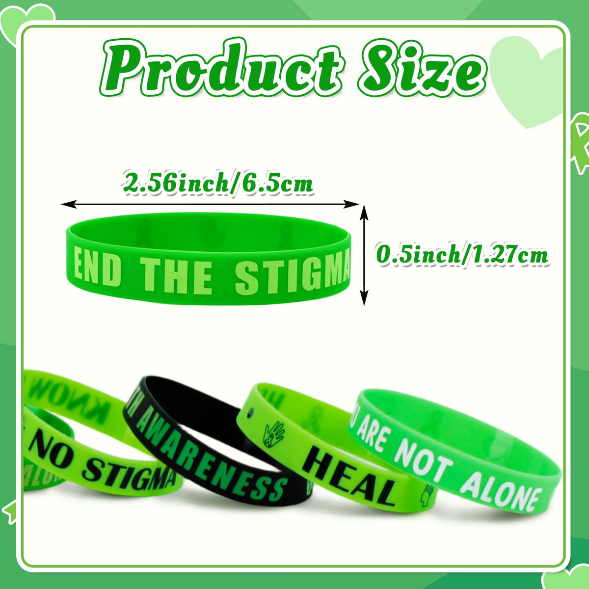 Moon Boat bracelet with Know Science and No Stigma message