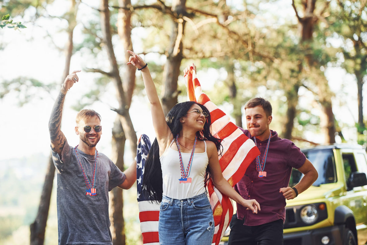 Moon Boat bulk set ideal for BBQs parades and patriotic day events.