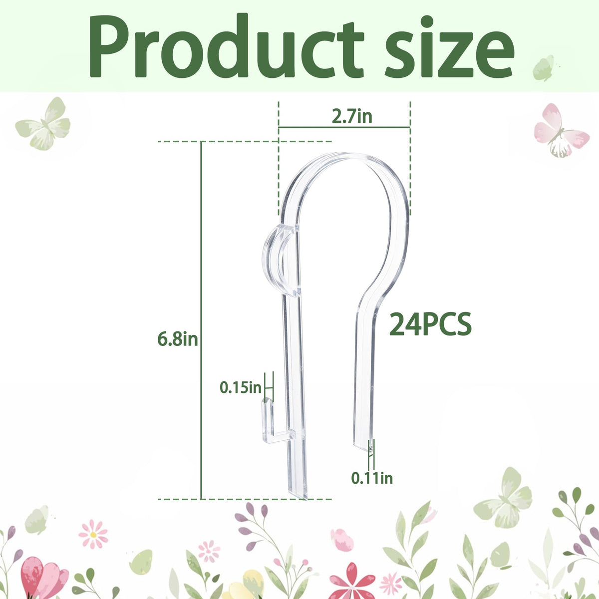 Moonoom wedding aisle hangers clear clip supports ribbons and garlands elegantly.