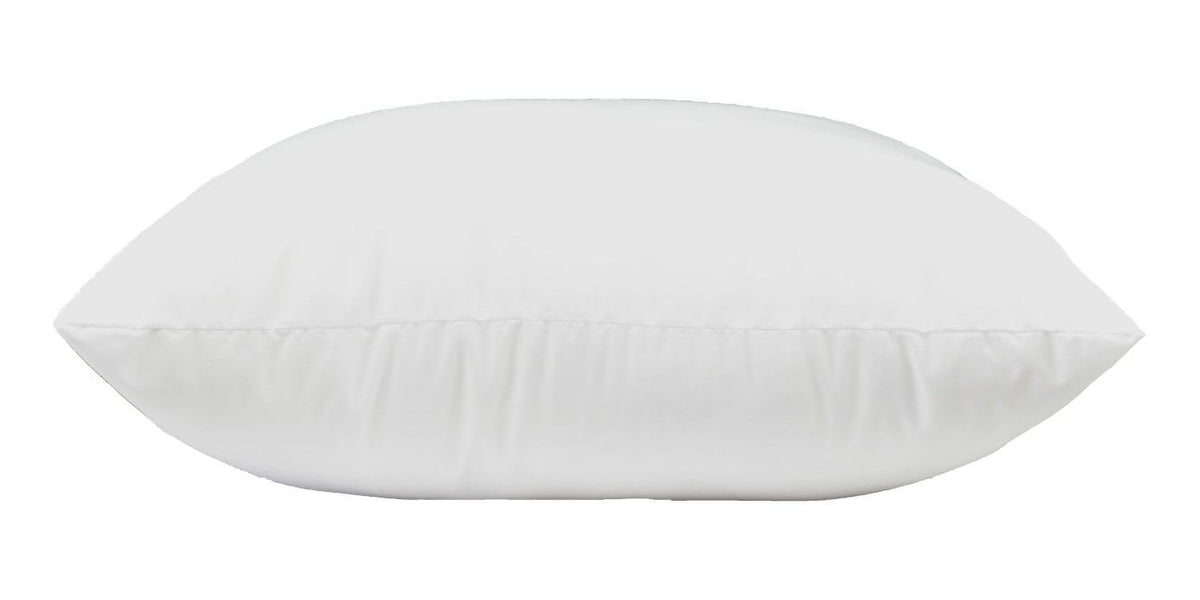 MoonRest down-alternative rectangle insert shows sturdy stitching and lasting shape.