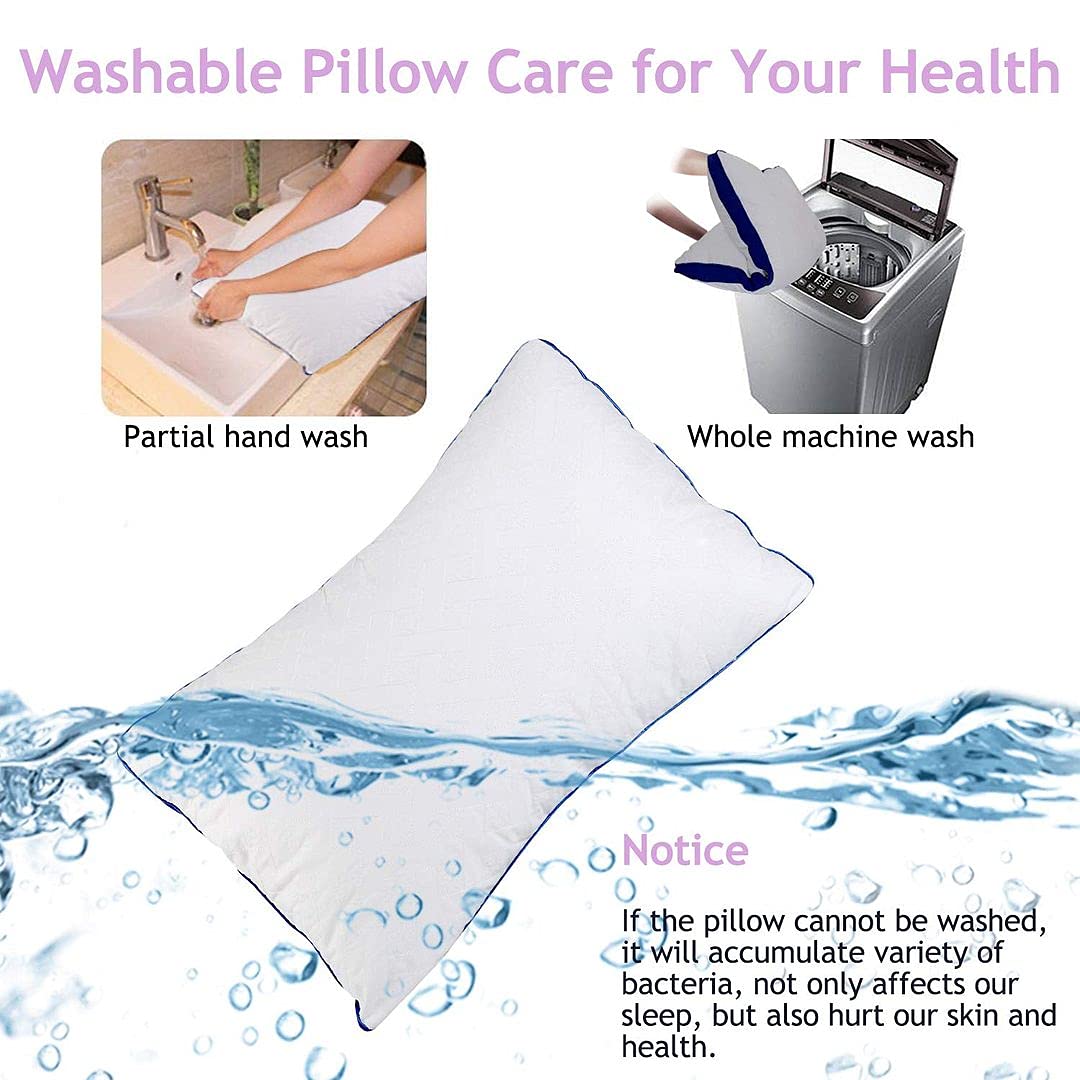 MoonRest Premium Lumbar Pillow Insert care instructions for easy washing