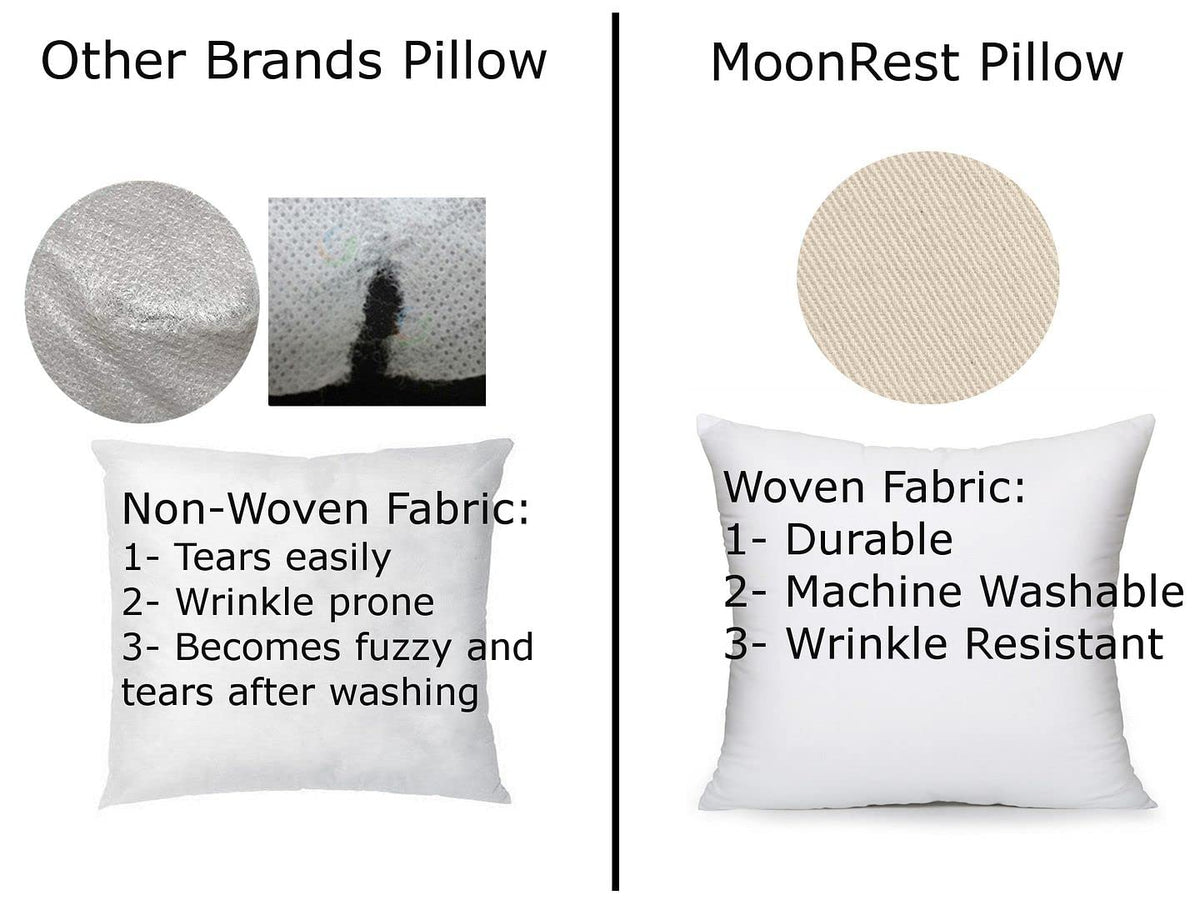 MoonRest Premium Lumbar Pillow Insert packaging ready-to-use