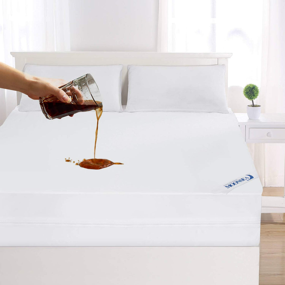 Moonsea fit-54x75-full-mattress demonstrates precise sizing for full beds.