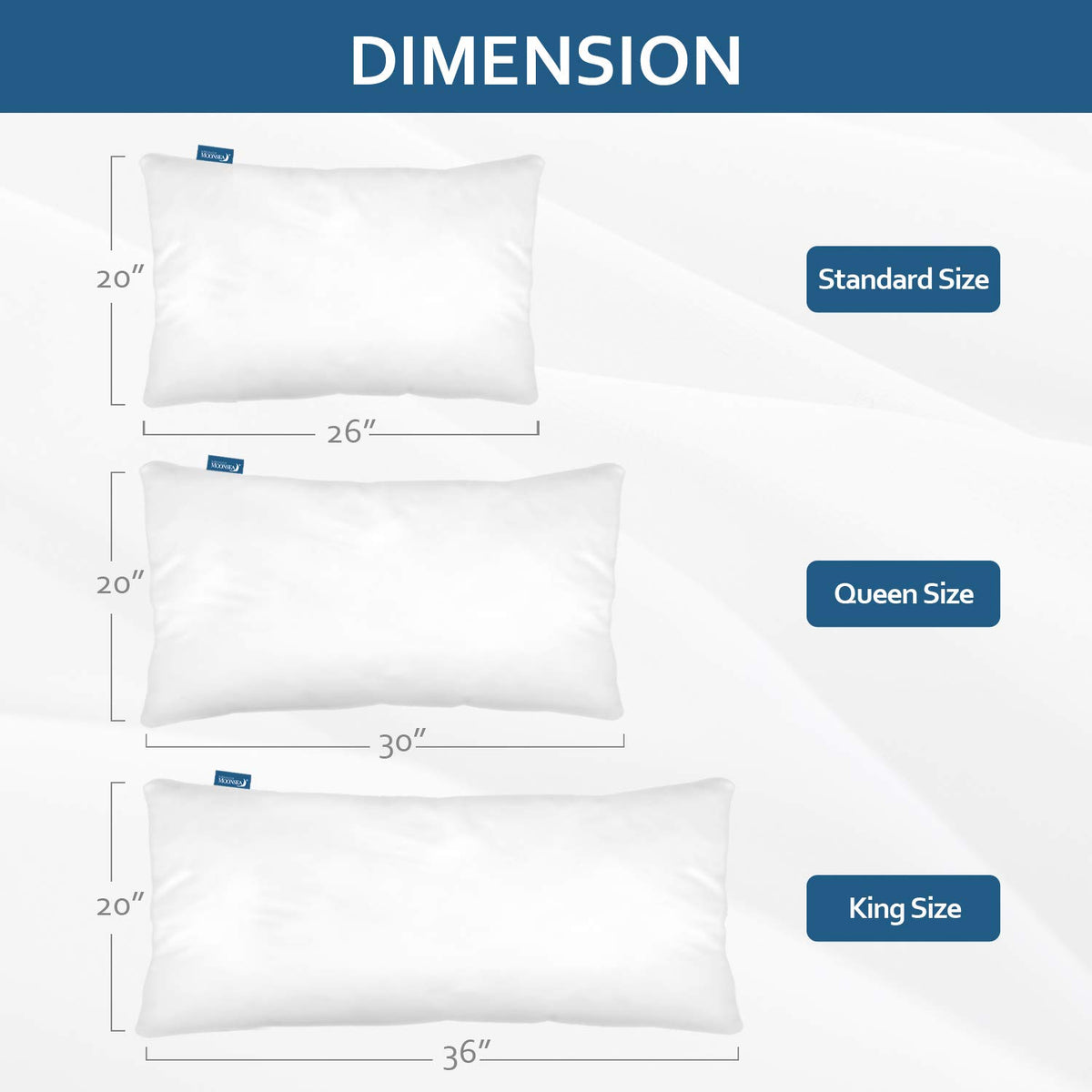 Moonsea king pillow protector offers hotel-grade protection for home use