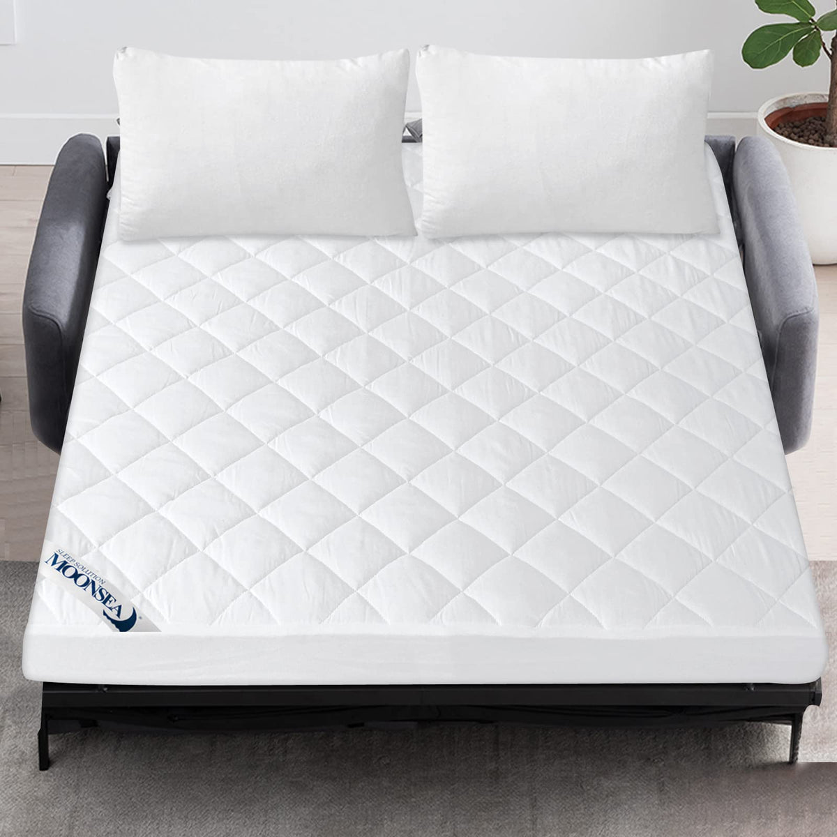 Moonsea machine washable care makes daily upkeep quick and easy.