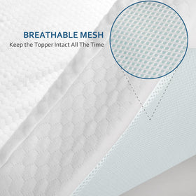 Moonsea queen-size fit cover compatible with standard toppers