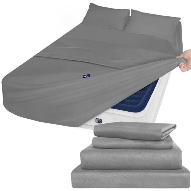 Moonsea queen flat sheet large size for smooth, wrinkle-free bed arrangement