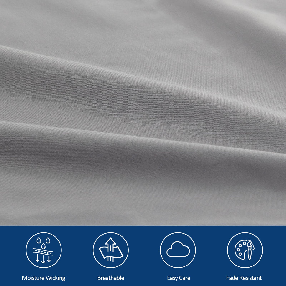 Moonsea queen pillow protectors provide soft, protective coverage.