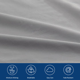 Moonsea queen pillow protectors provide soft, protective coverage.