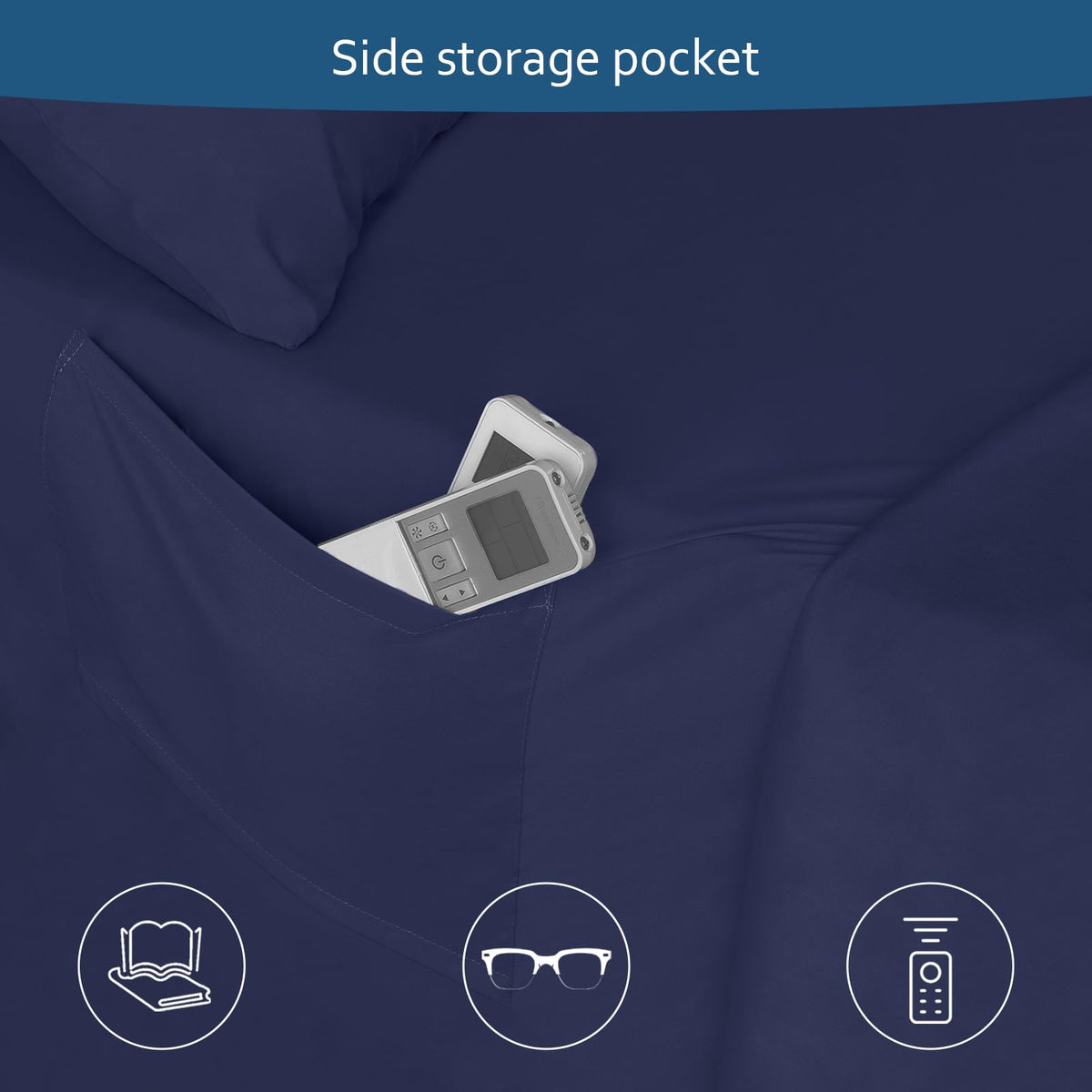 Moonsea pillow protectors included provide soft cushion and hygiene protection.