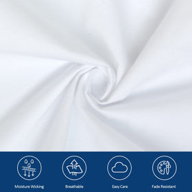 Moonsea fitted sheet with 16–24 inch depth provides a snug, secure fit.