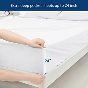 Moonsea microfiber fabric feels soft and breathable for cooler nights.