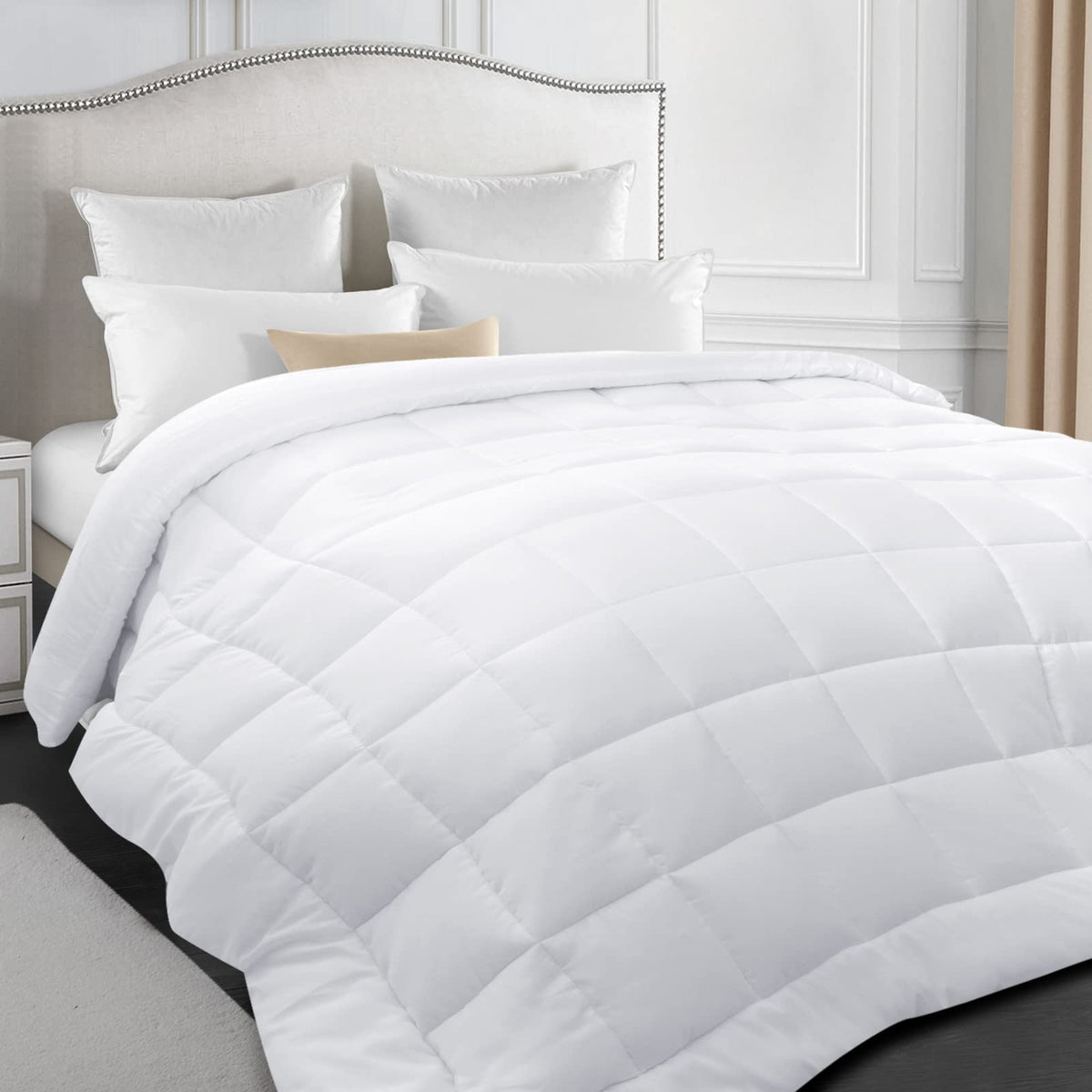 Moonsea queen-size 88x88 fits standard beds.