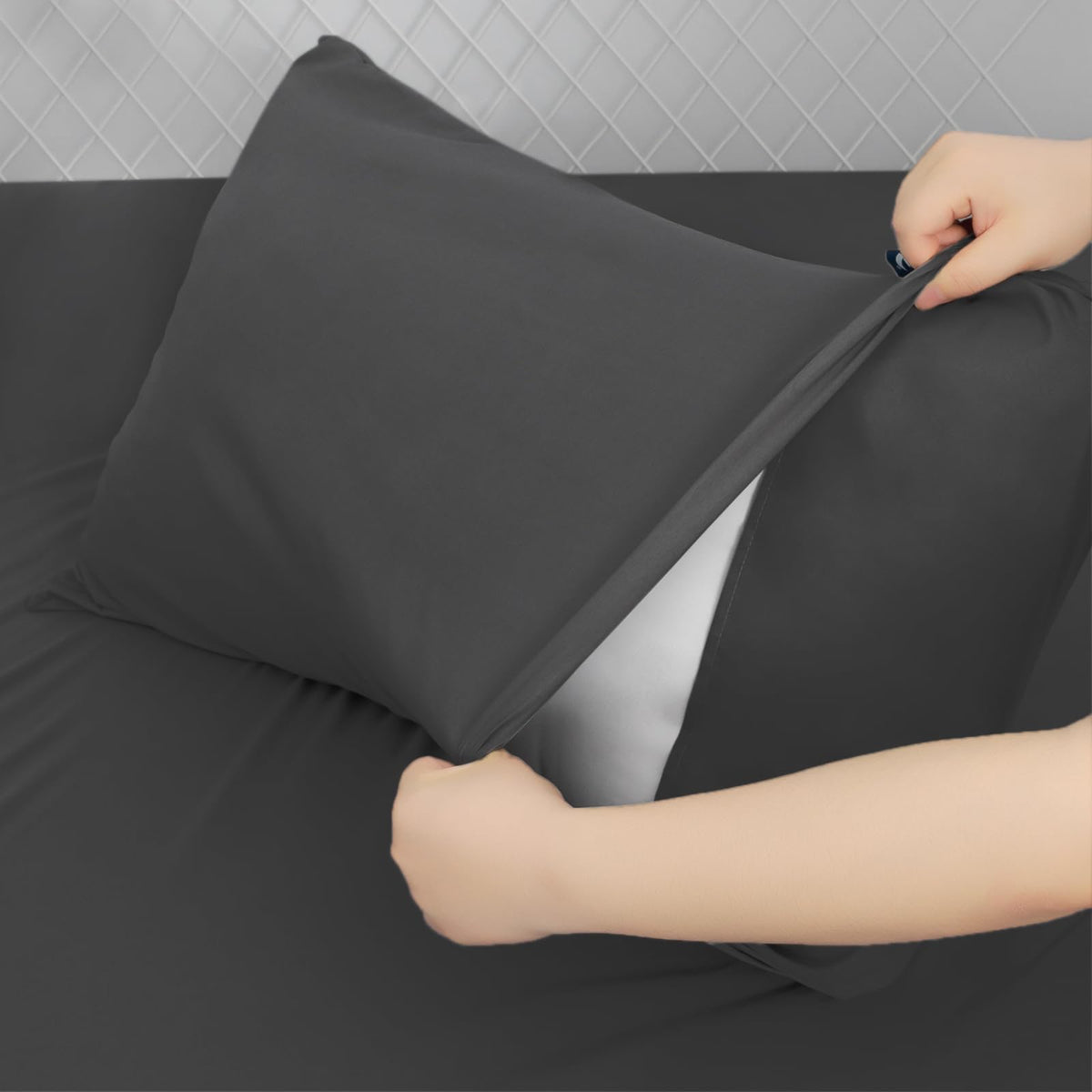 Moonsea side pocket feature keeps essentials within reach while relaxing.