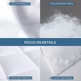 Moonsea siliconized fiber filling stays fluffy and warm.