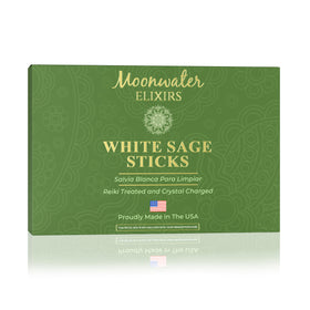 Moonwater Elixirs sacred sage sticks for energy clearing and purification rituals.
