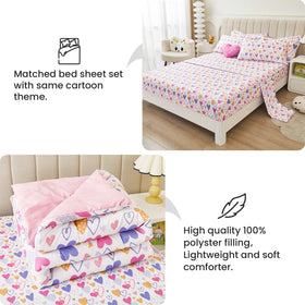Mooreeke comforter 76x86 inches fits a standard kids bed