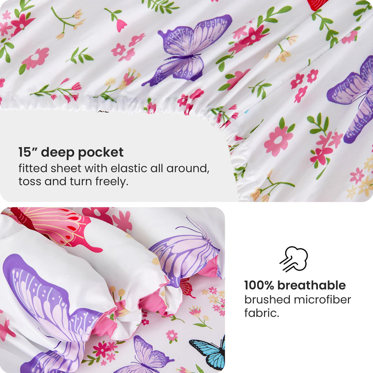 Mooreeke fitted sheet 39x75 provides secure fit and cozy warmth for kids.