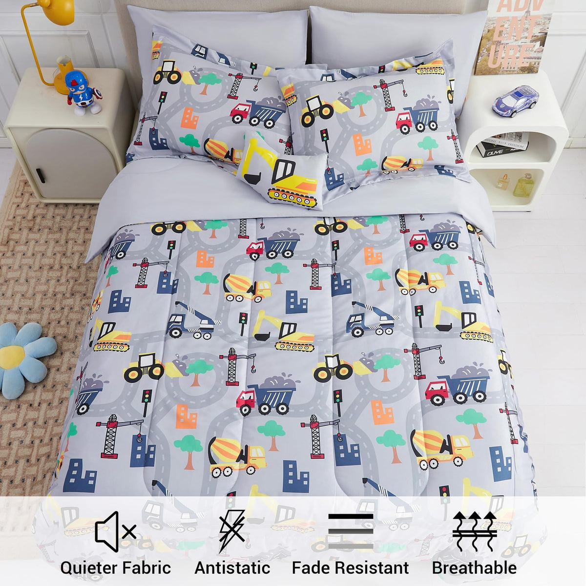Mooreeke twin fitted sheet with breathable weave for better sleep