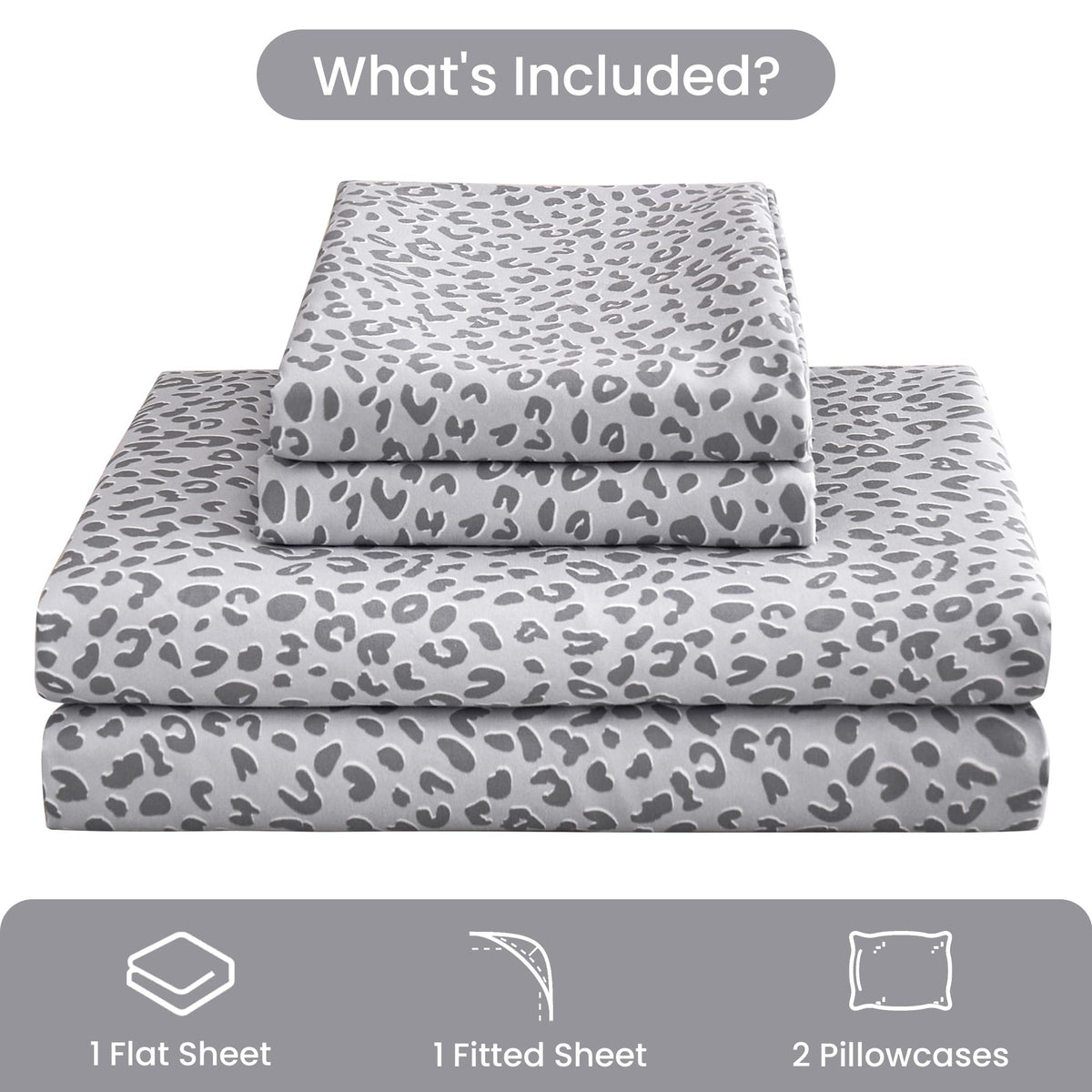 Mooreeke microfiber queen sheets with pillowcases for a stylish update