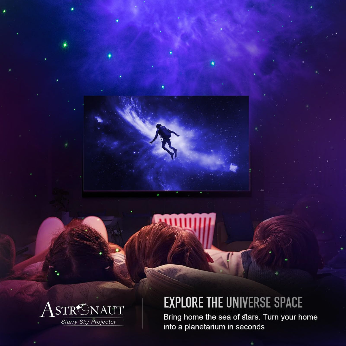 Mooyran magnetic head angle lets you direct nebula projection.