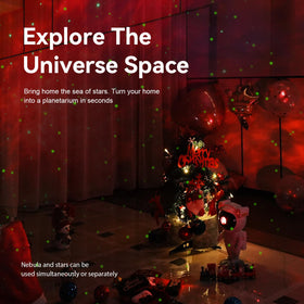 Mooyran Star Projector offers eight nebula effects for immersive room ambience
