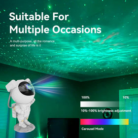 Mooyran Star Projector angle-adjustable, removable moon base for flexible decor