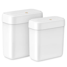 MOPALL 2-pack front view lid for compact spaces keeps corners tidy.