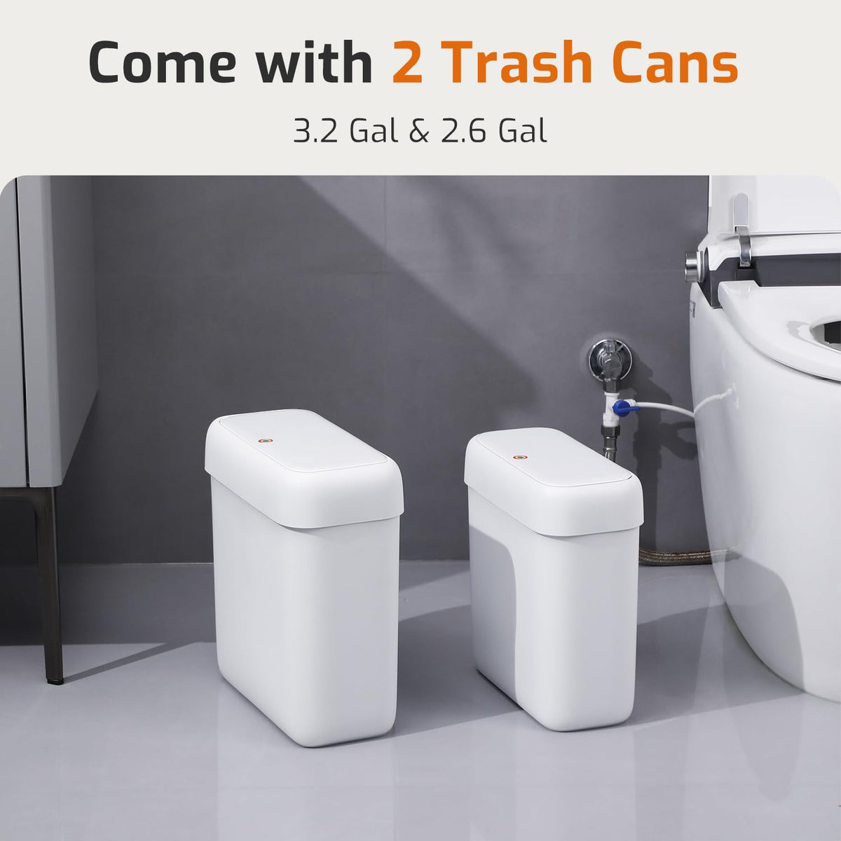 MOPALL 2-pack lid closeup shows push button convenience and odor control.