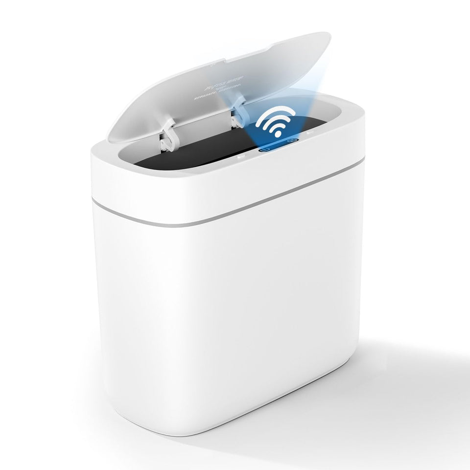 MOPALL automatic motion sensor trash can lid opens hands-free for convenient disposal