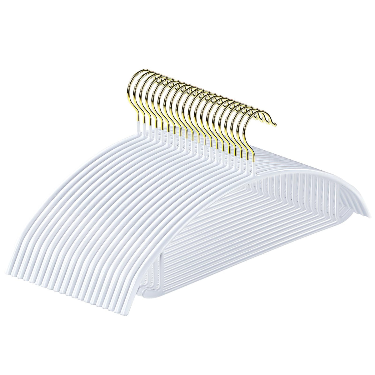 MOPALL 20-pack front view slim hangers for organized closet