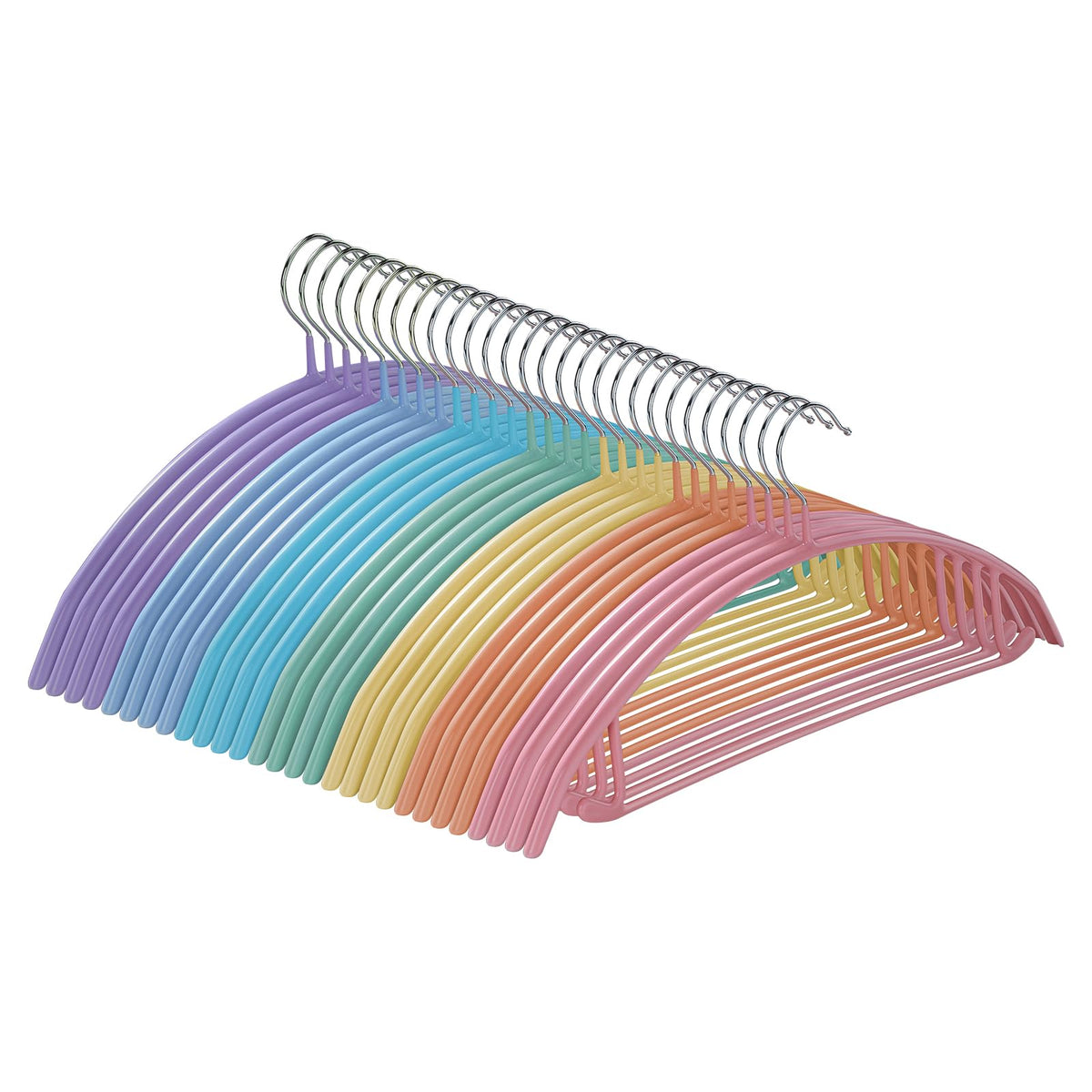 MOPALL arch-design non-slip hanger showing shoulder-friendly shape for sweaters