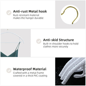 MOPALL side grooves for spaghetti straps prevent slipping
