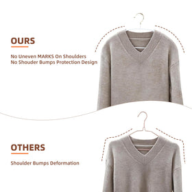 MOPALL slim profile saves closet space while supporting heavy items
