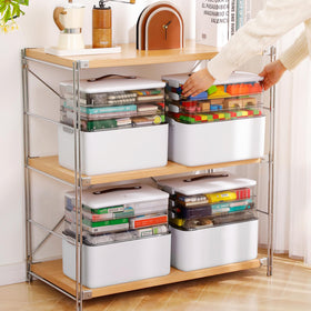 MOPALL compact bottom tier fits bulky items without sacrificing access