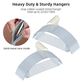 MOPALL hanger features a bottom bar for pants and skirts.