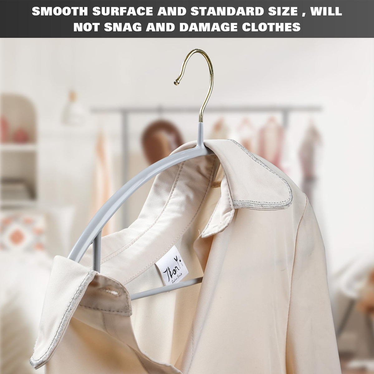 MOPALL dry-wet-use hangers support air drying of delicate items.
