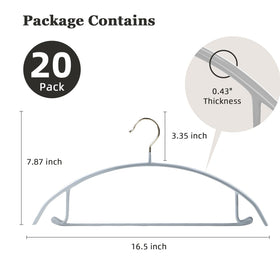 MOPALL multi-function hangers suit coats, dresses, shirts, and more.